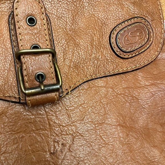 Vintage leather laptop bag  by Spigola - Picture 2 of 7